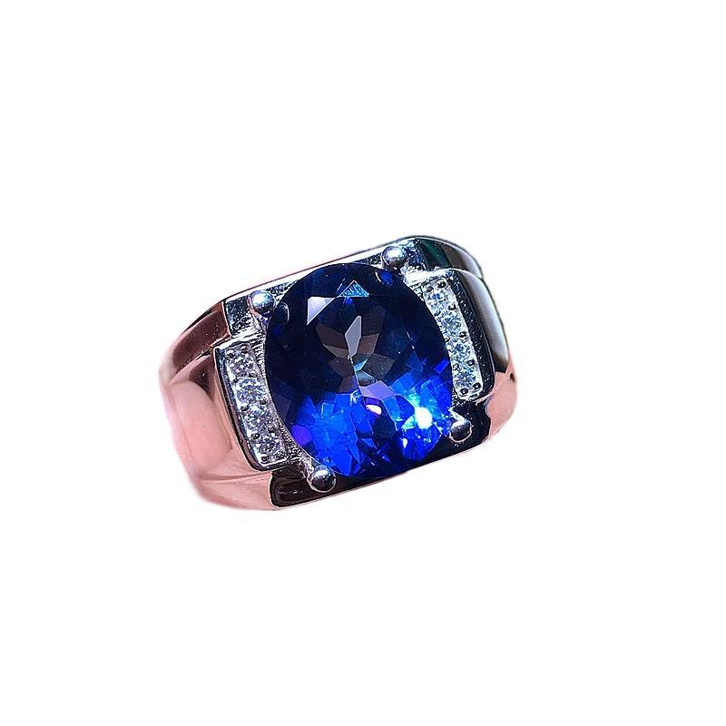 Tanzanite — 925 Silver Natural Tanzanite Ring