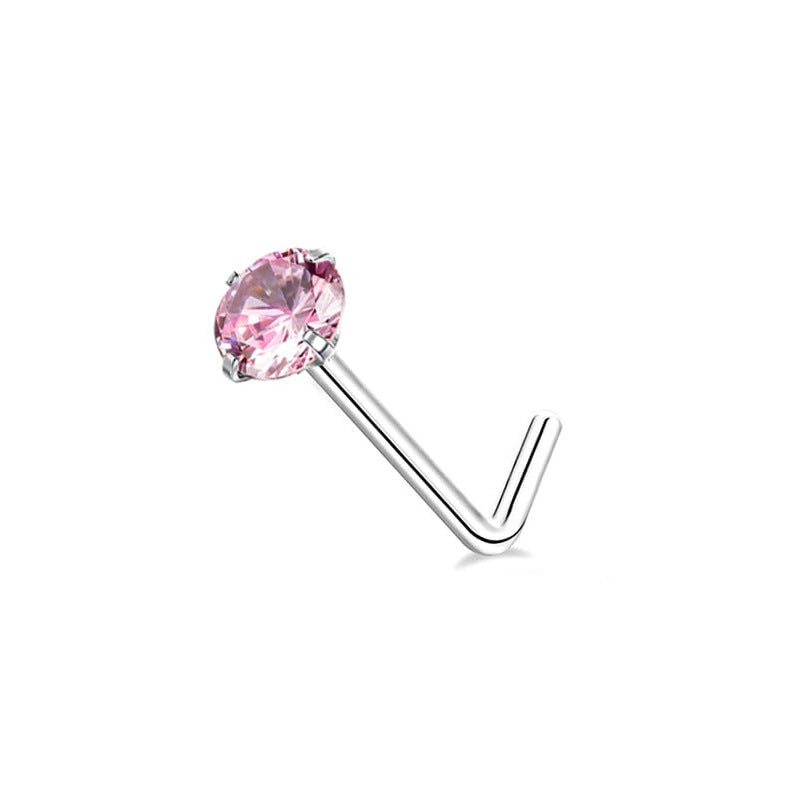 Zircon Nose Ring | Luxury Stainless Steel Piercing | 13 Styles