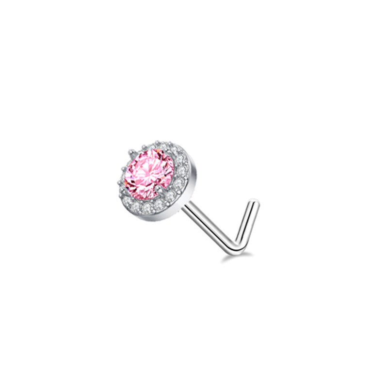 Zircon Nose Ring | Luxury Stainless Steel Piercing | 13 Styles
