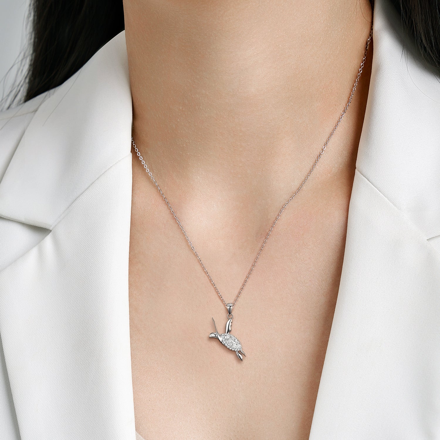 Ocean Soul – 925 Sterling Silver Turtle Charm Luxury Necklace