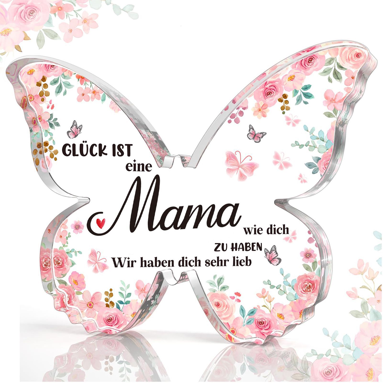 Butterfly Acrylic Keepsake — Personalised Gift for Her