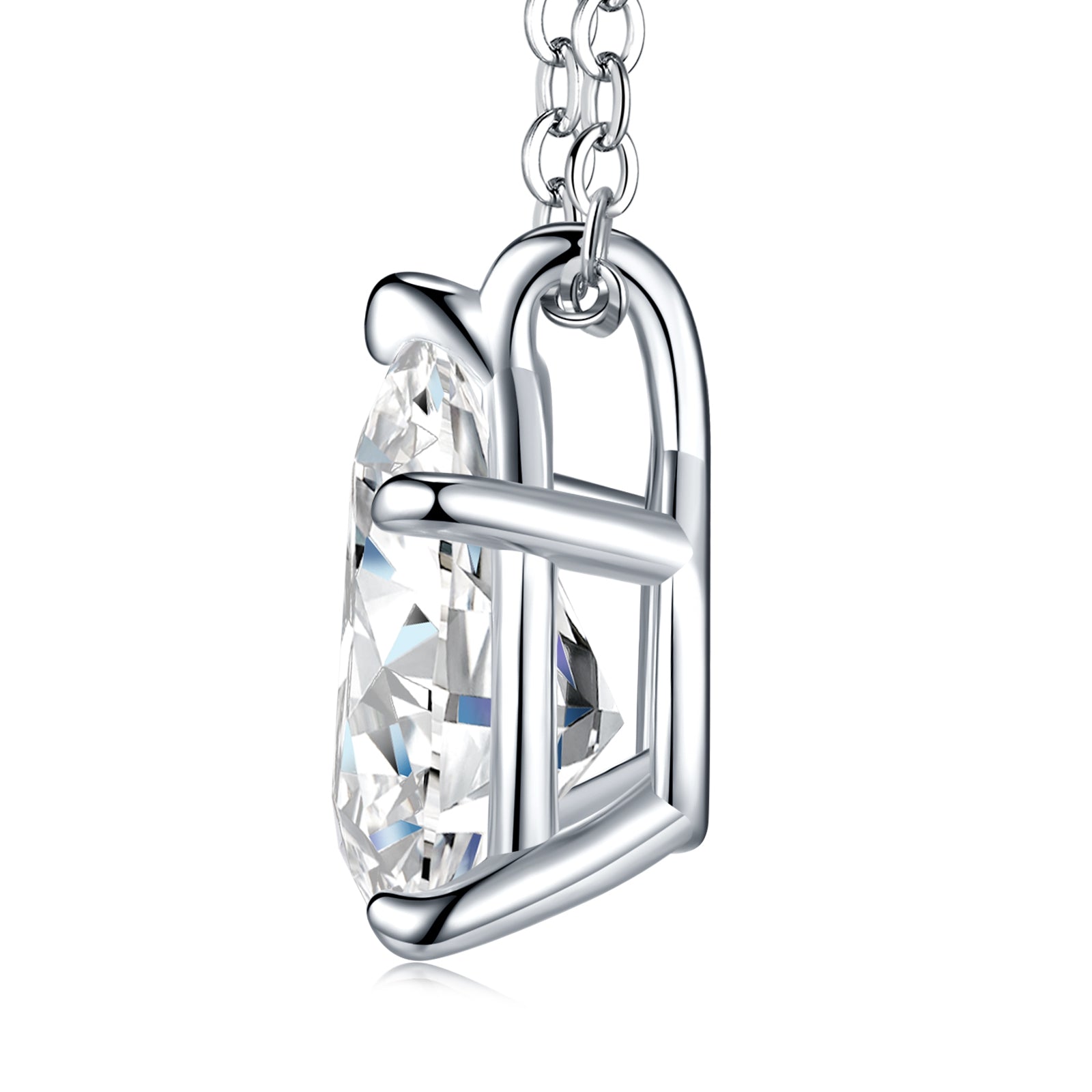 La Poire – Pear-Cut Morganite Pendant Necklace | Gold-Plated Sterling Silver