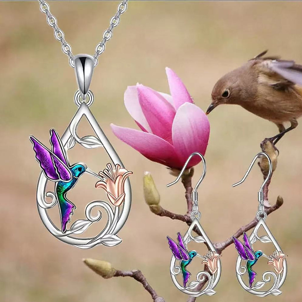 Hummingbird Dripping Oil Ornament Set | Animal Series