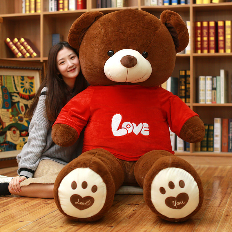The Ribbon Hug Bear — Luxury Plush Teddy Collection
