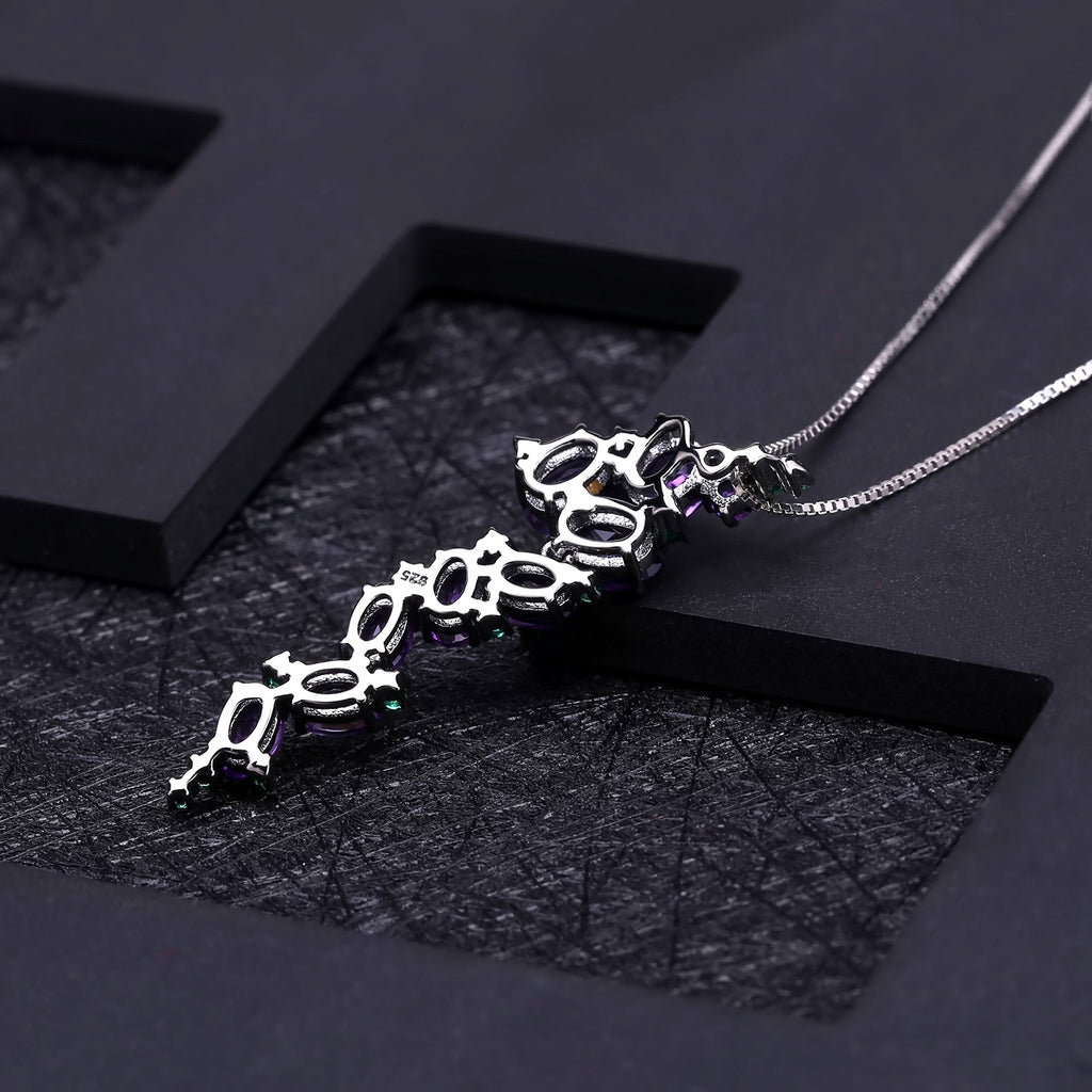 Améthyste — 925 Sterling Silver Amethyst Necklace
