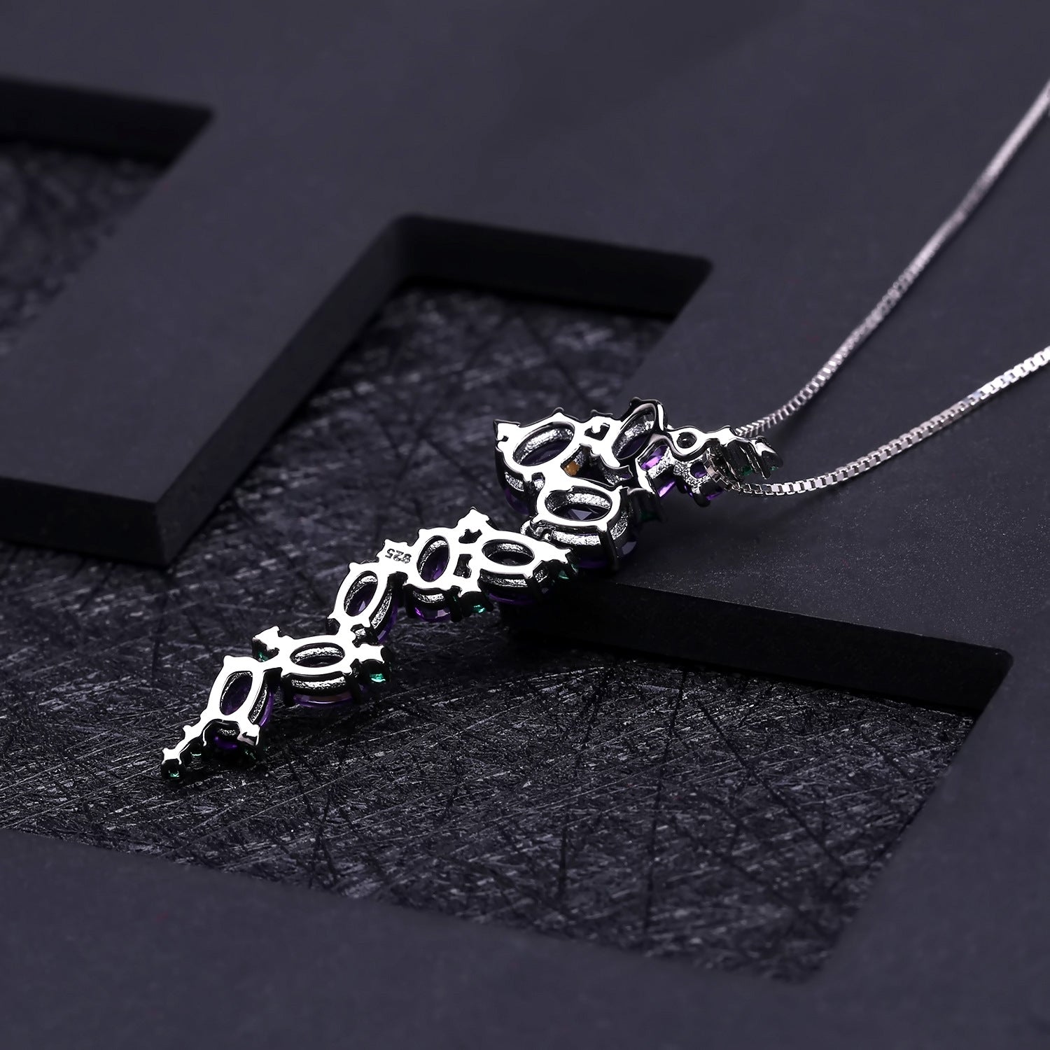 Améthyste — 925 Sterling Silver Amethyst Necklace