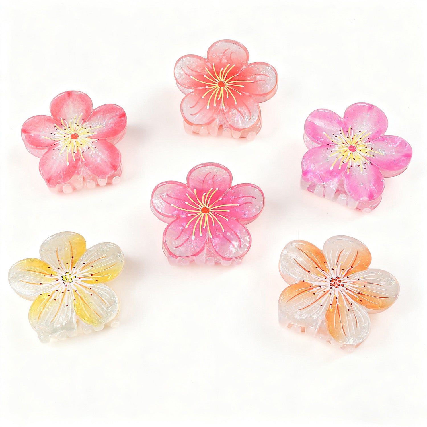 La Fleur — Floral Shark Hair Clip