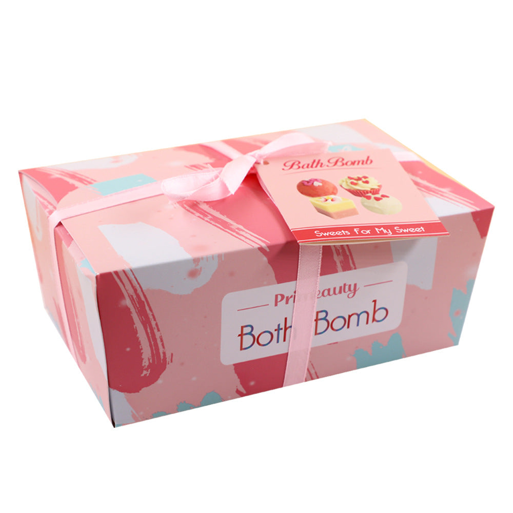 Cake Bath Salt Bombs — Exfoliating Spa Treat