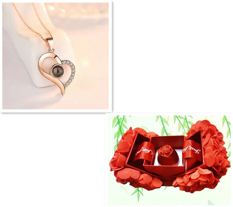 Eternal Rose — Crystal Necklace & Luxury Gift Box