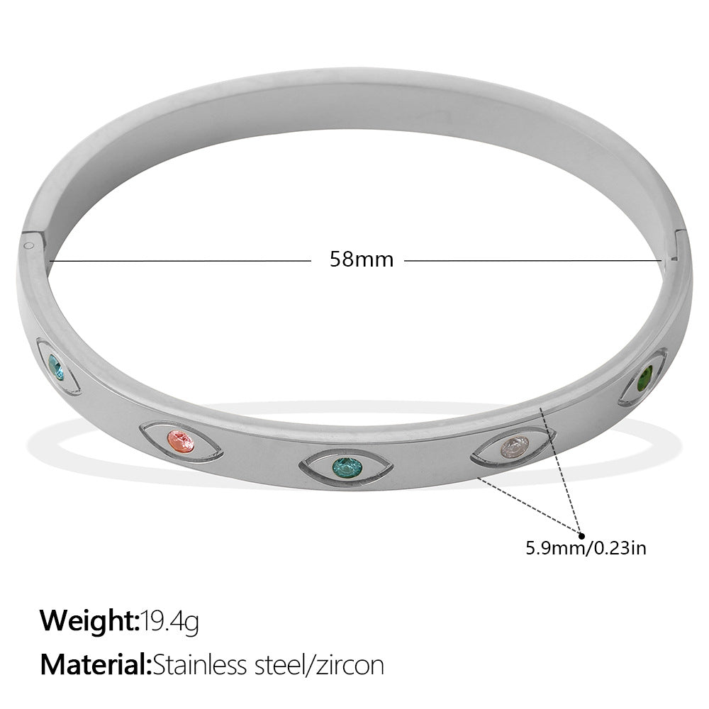 Oeil — Vintage Diamond Eye Bracelet