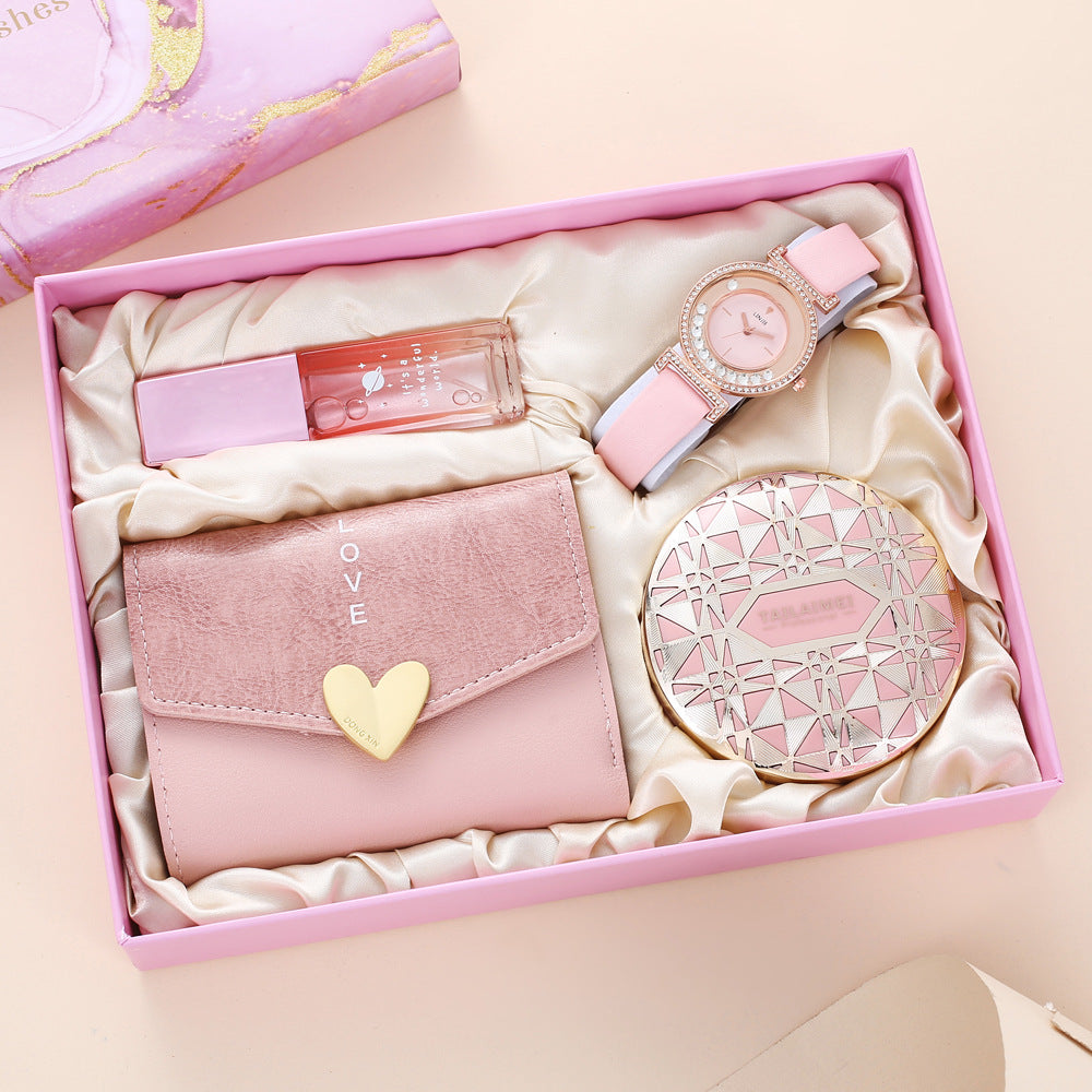 The Daily Luxe — Women's Gift Set | Watch, Perfume, BB Cushion & Wallet