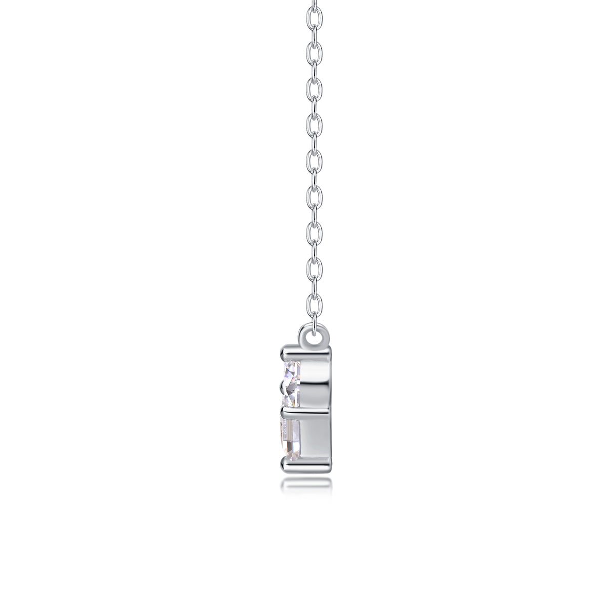 Éclat — S925 Silver Moissanite Pendant Necklace