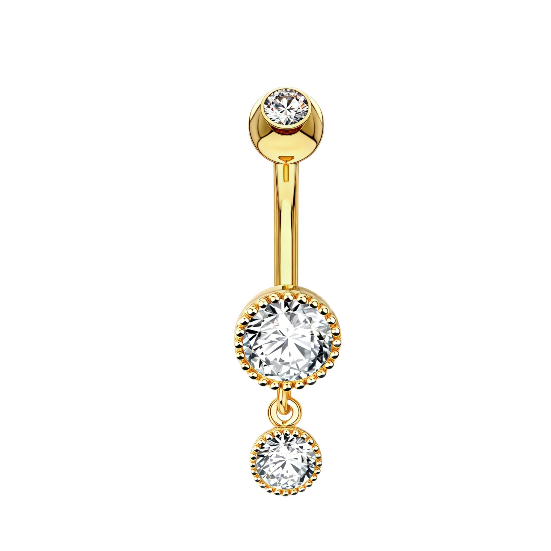 Zircon Butterfly Belly Button Ring — 60 Designs