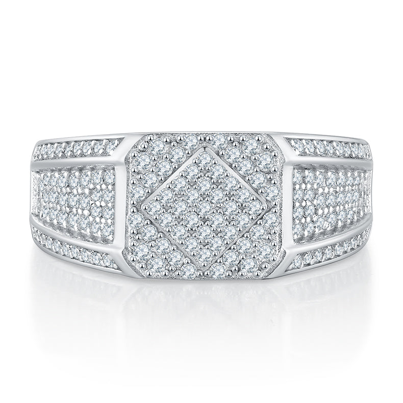 Prestige — Men’s Moissanite S925 Silver Ring