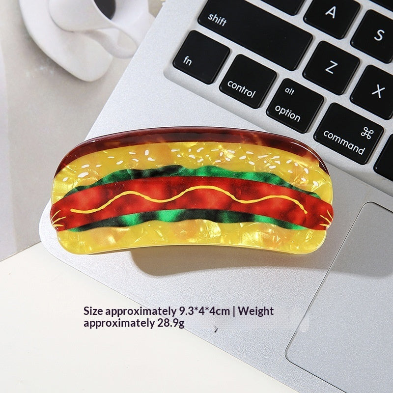 Cute Food Hair Clips | Luxury Novelty Accessories | Coffee, Pizza & More