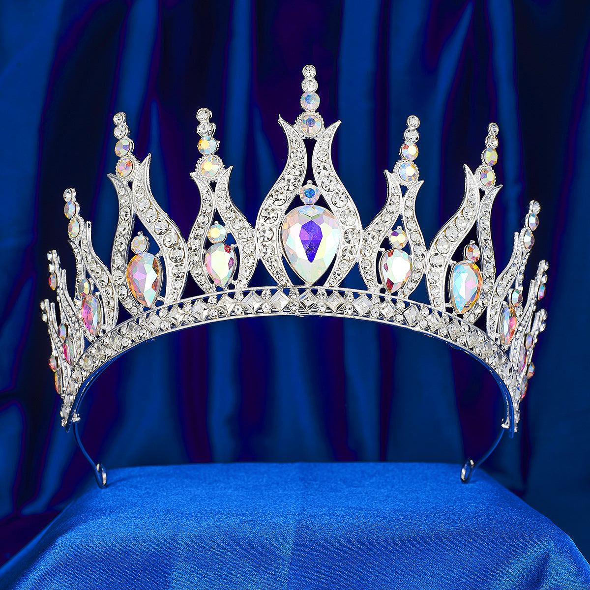 Crystal Bridal Crown — Wedding & Ball Gown Headpiece