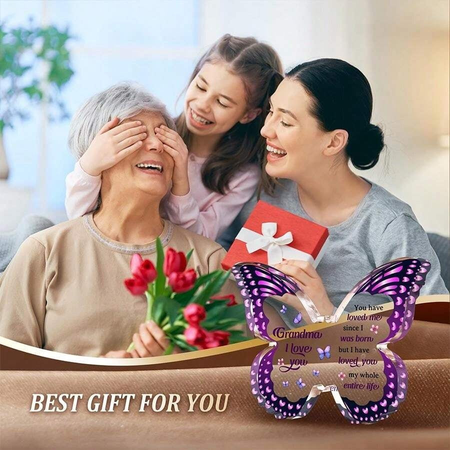 Butterfly Acrylic Keepsake — Personalised Gift for Her