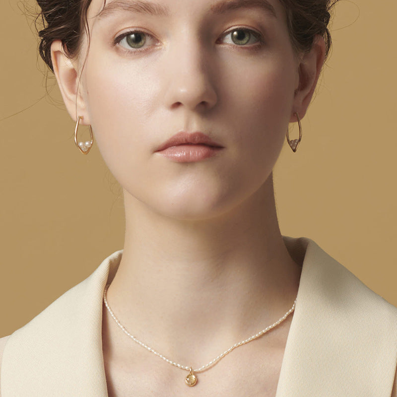 Pearl Lumière – 925 Sterling Silver Freshwater Pearl Luxury Stud Earrings