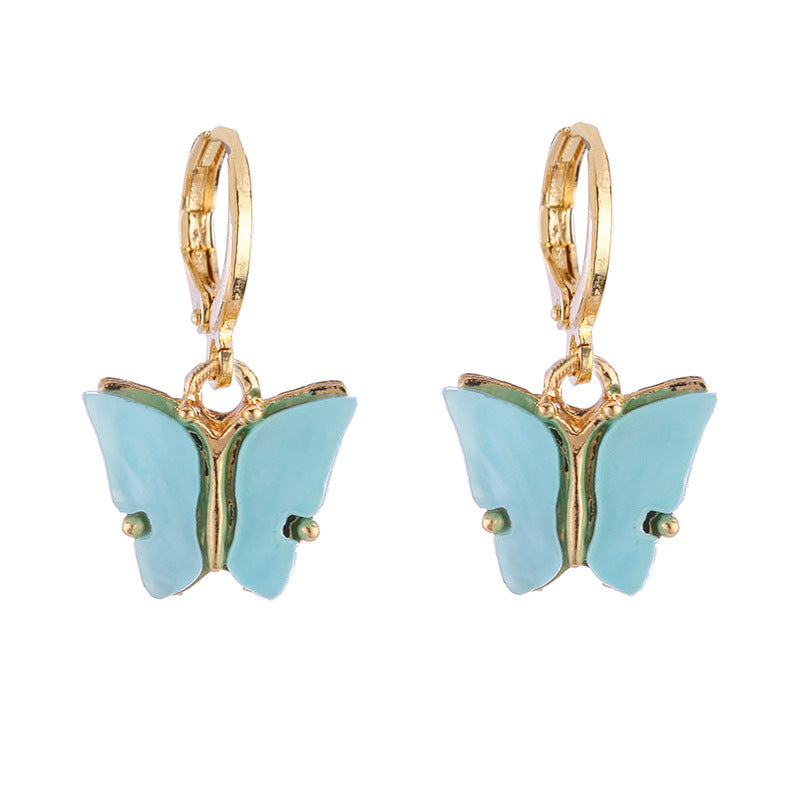 Coeur — Enamel Heart Stud Earrings