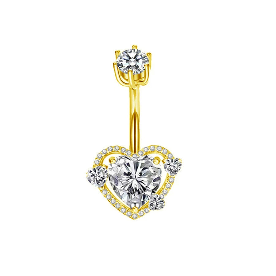 Zircon Butterfly Belly Button Ring — 60 Designs