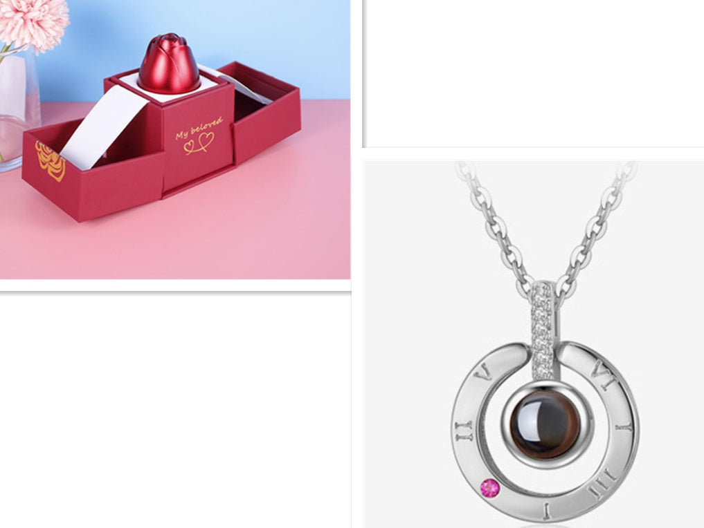 Eternal Rose — Crystal Necklace & Luxury Gift Box