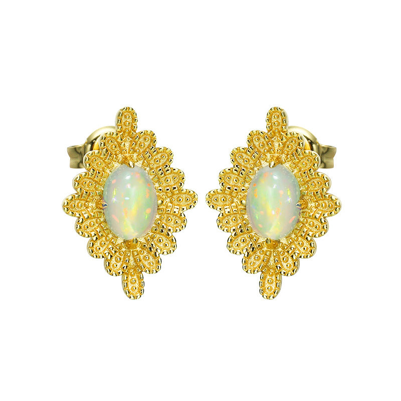 Lumière Opal Drop Earrings