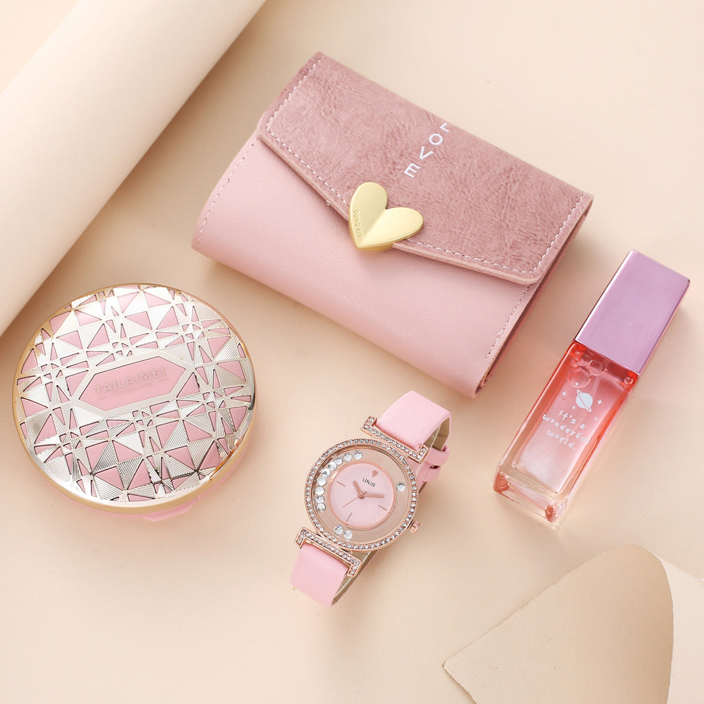 The Daily Luxe — Women's Gift Set | Watch, Perfume, BB Cushion & Wallet