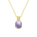 Amethyst Geometric Silver Jewelry | Necklace & Ring Collection