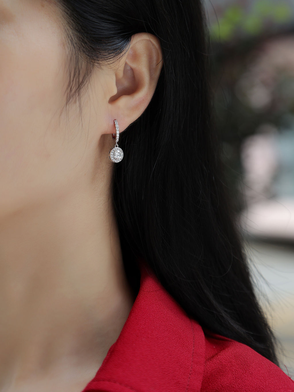 Lumière — S925 Silver Moissanite Stud Earrings