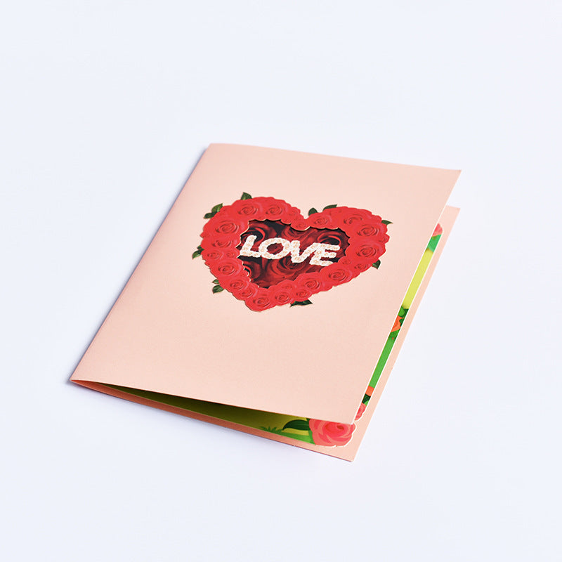 Eternal Bloom — Luxury 3D Pop-Up Card