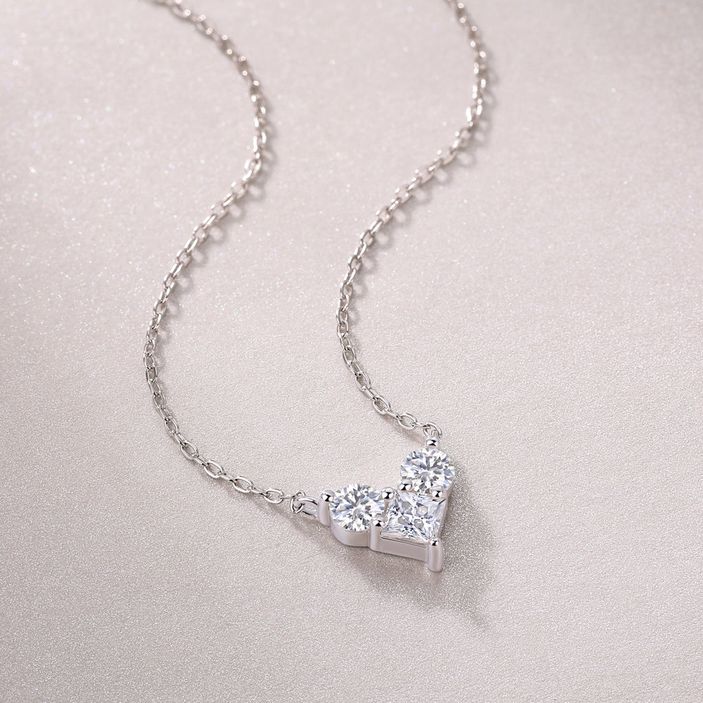 Éclat — S925 Silver Moissanite Pendant Necklace
