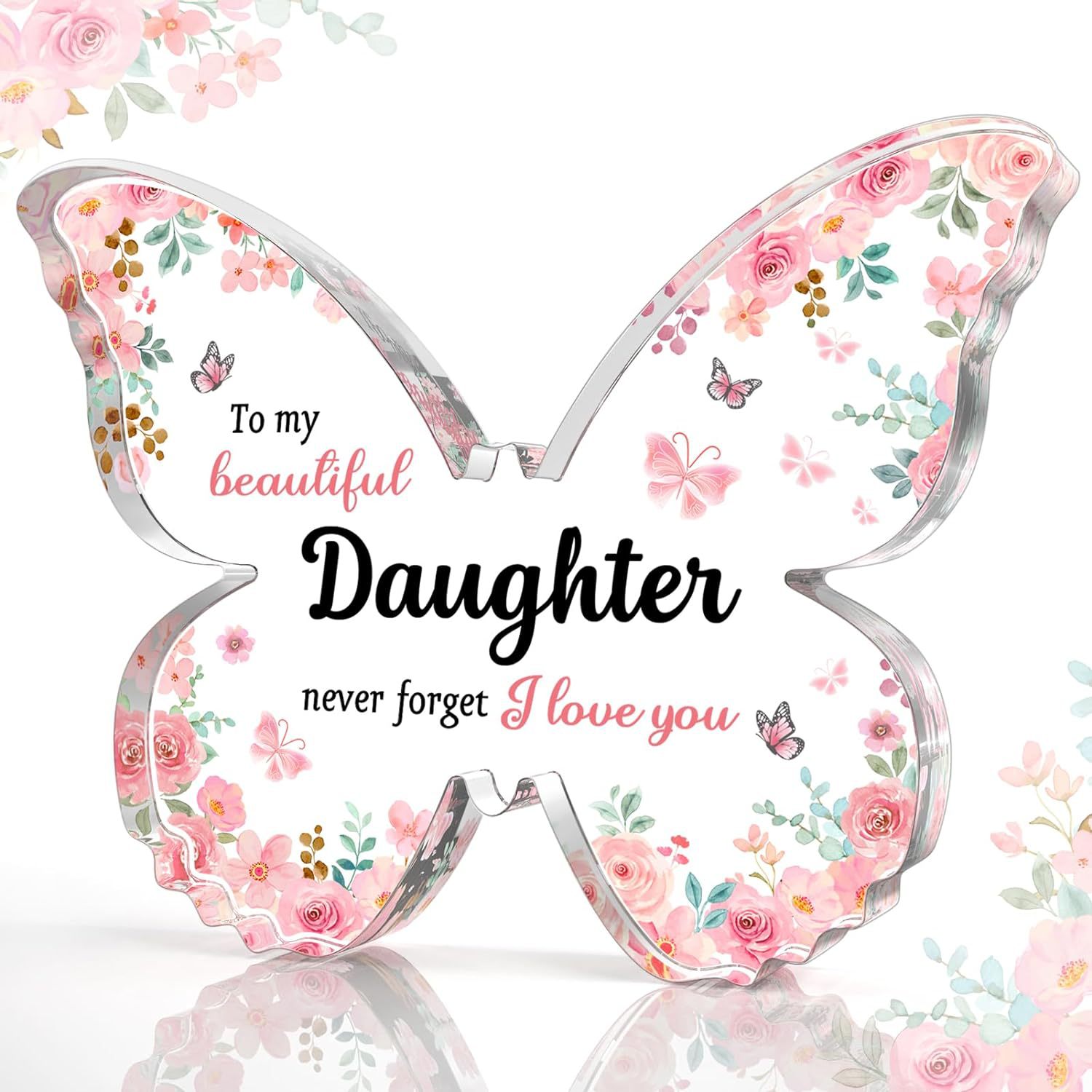 Butterfly Acrylic Keepsake — Personalised Gift for Her