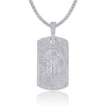 Lumière – Moissanite Pendant | Platinum-Plated Sterling Silver | Pendant Only