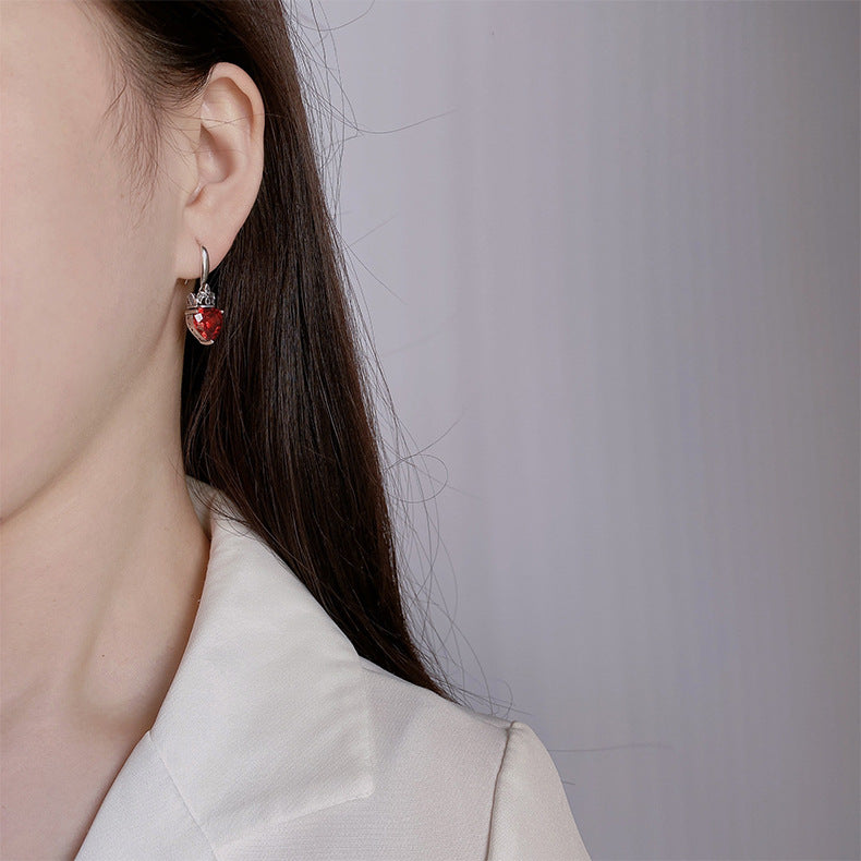 Vintage Luxe – 925 Sterling Silver Micro Pavé Geometric Luxury Stud Earrings