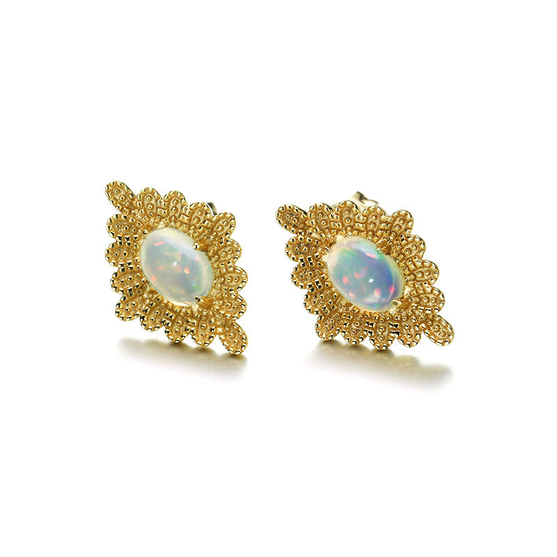 Lumière Opal Drop Earrings