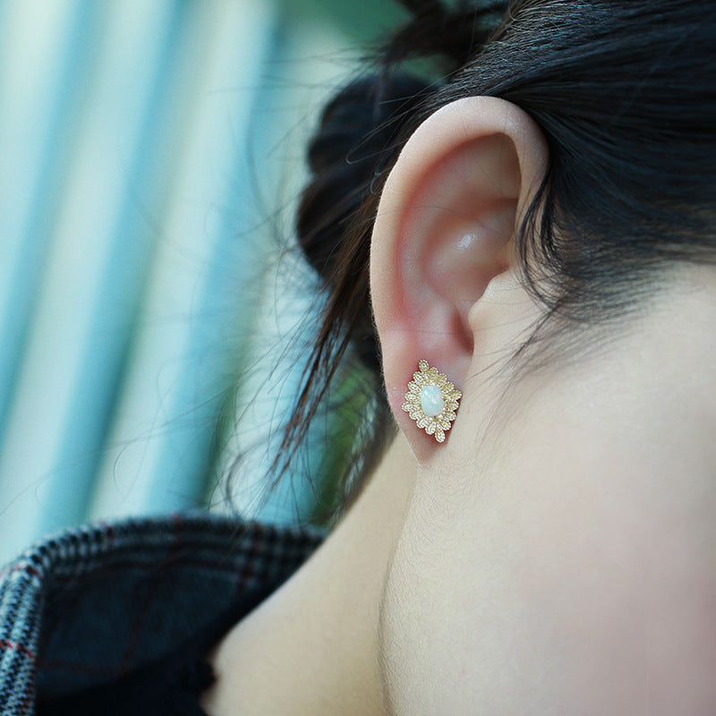 Lumière Opal Drop Earrings