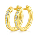 Moissanite Stud Earrings – Set of 2 | Gold, Platinum & Rose Gold