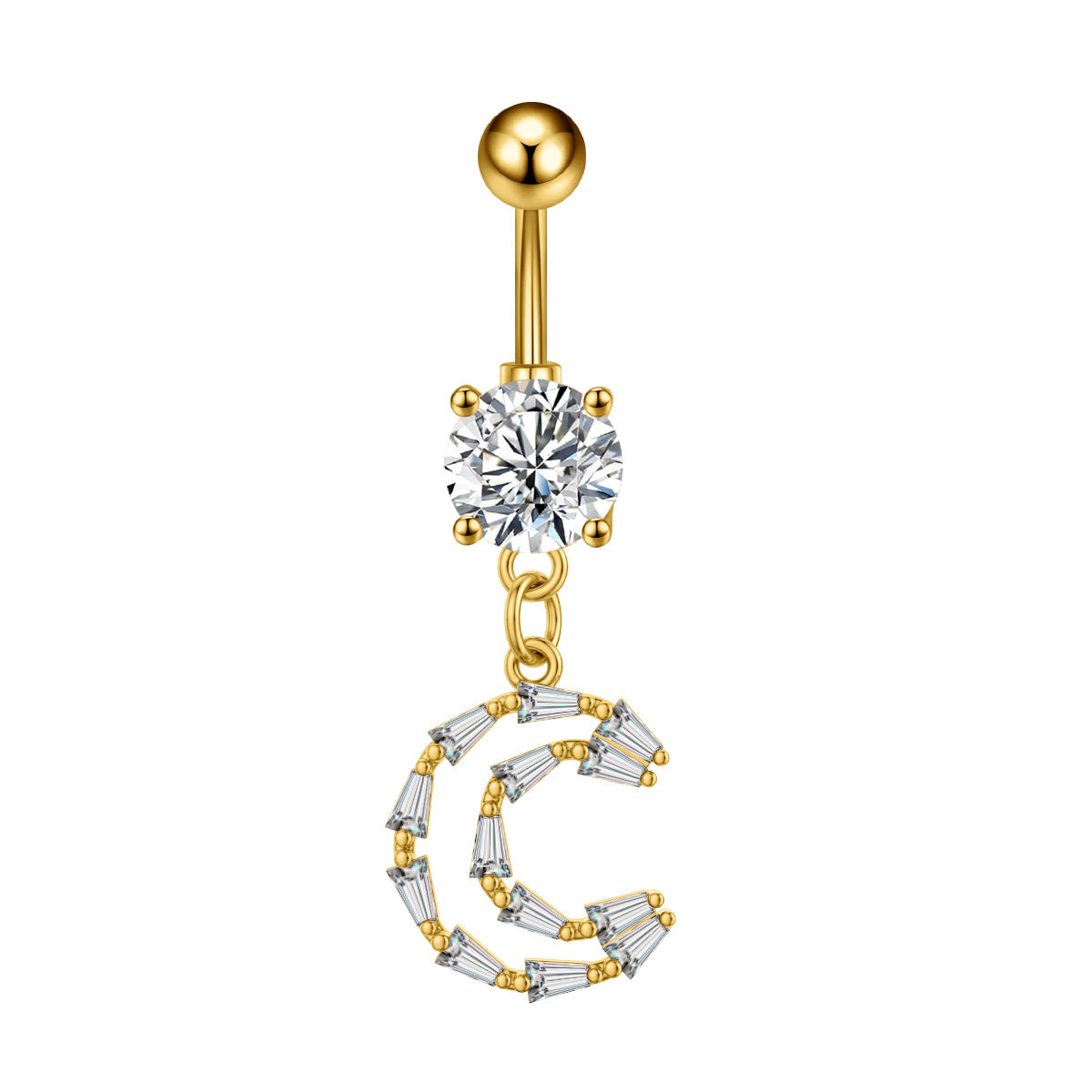 Zircon Butterfly Belly Button Ring — 60 Designs