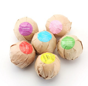 Organic Bath Bombs Gift Set — 6 Luxury Scents