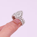 Larme — Pear-Cut Moissanite Wedding Ring