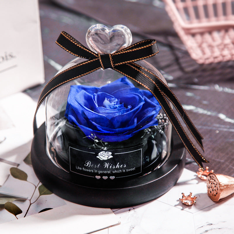 Lumière Rose — Eternal LED Rose in Glass Dome