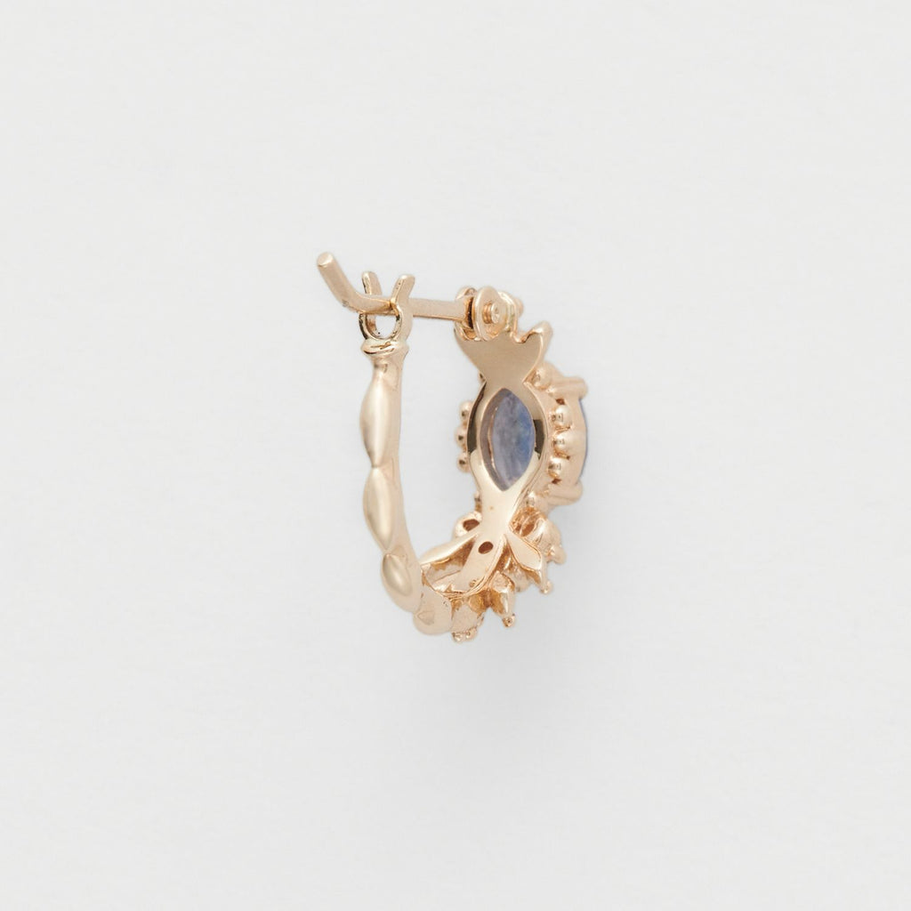 Violette Cordierite Geometric Earrings
