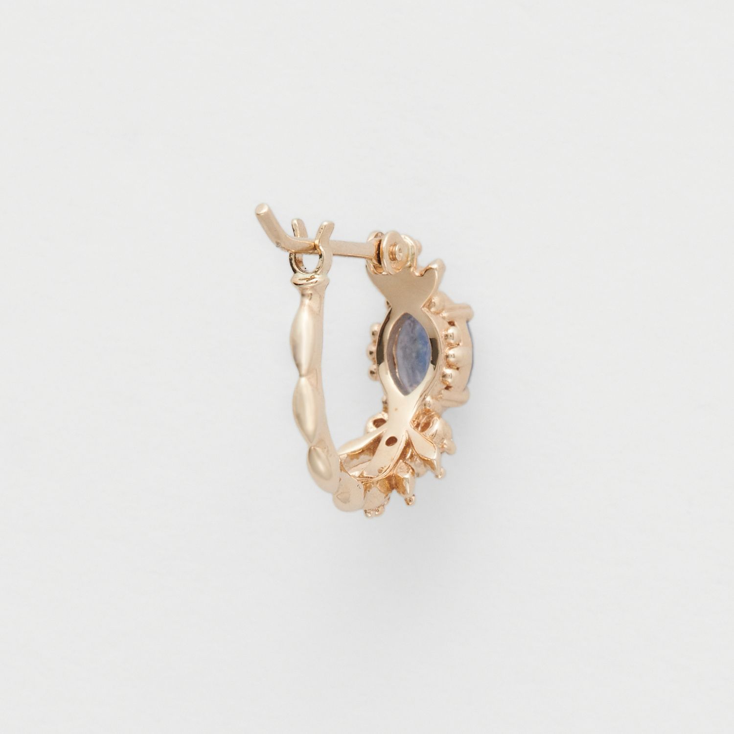 Violette Cordierite Geometric Earrings
