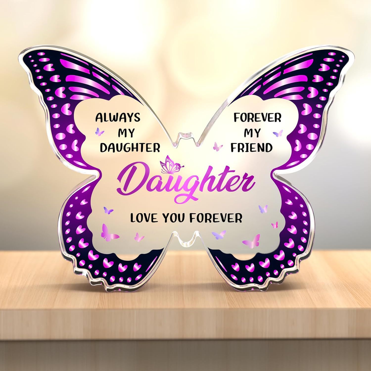 Butterfly Acrylic Keepsake — Personalised Gift for Her