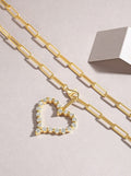 The Heart's Wish – Moissanite Pendant Necklace | Gold-Plated Sterling Silver