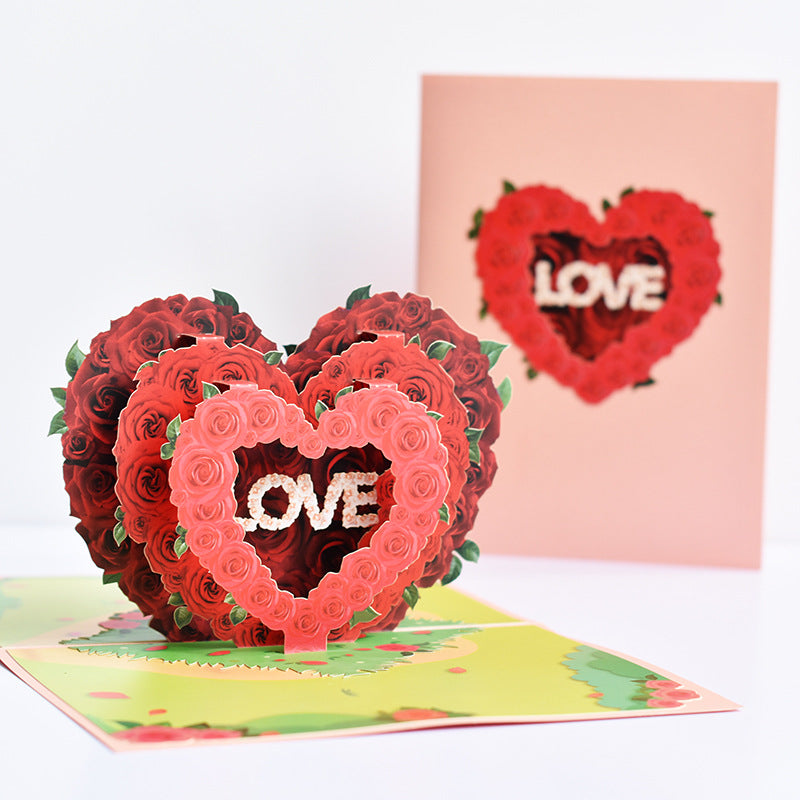 Eternal Bloom — Luxury 3D Pop-Up Card