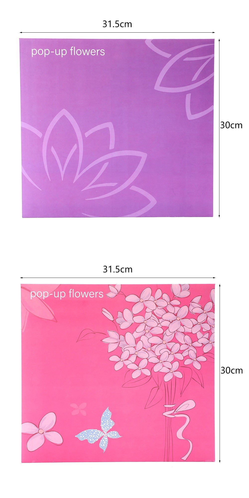 Luxury 3D Floral Bouquet Greeting Card — Botanical Stereoscopic Design