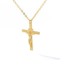 Croix — Titanium Steel Cross Necklace | Gold & Silver