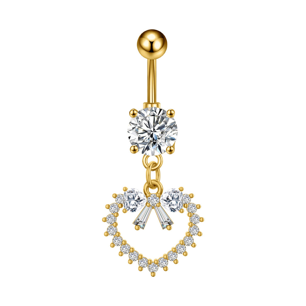 Zircon Butterfly Belly Button Ring — 60 Designs