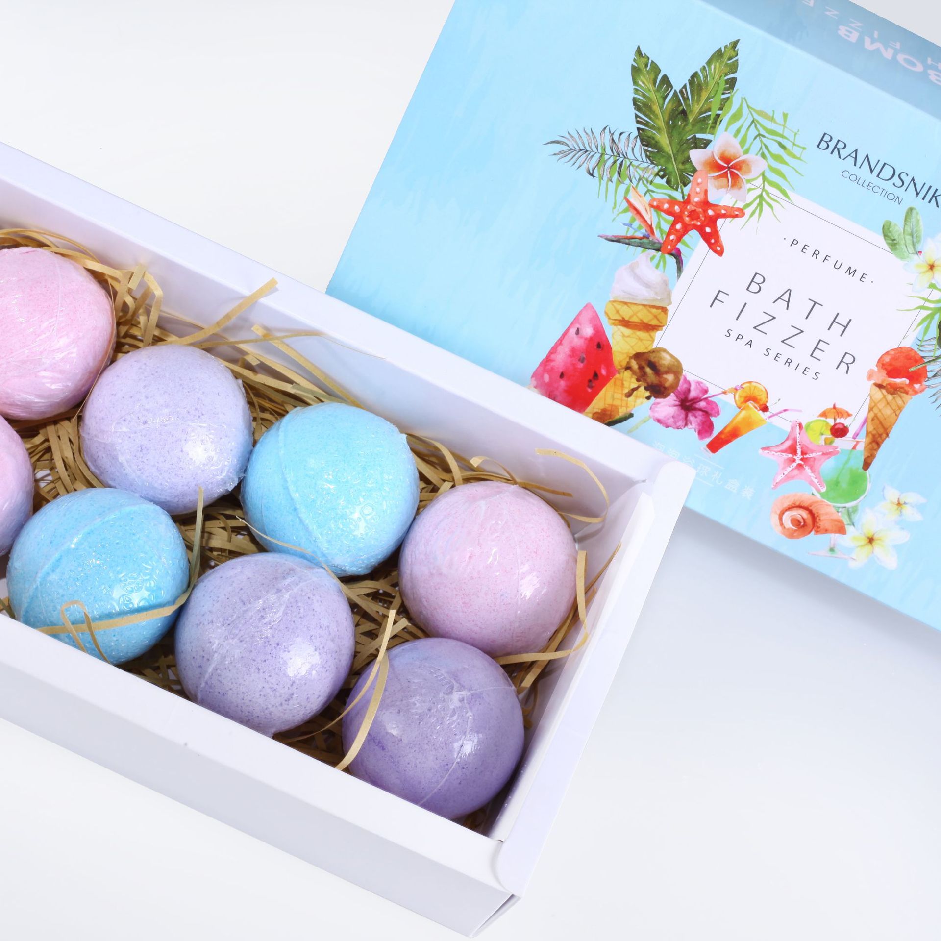Aromatherapy Bath Salt Bombs — 8-Piece Essential Oil Set